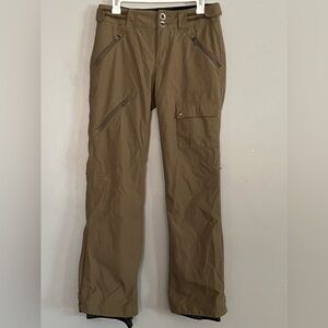 Orange Ski Snow Pants